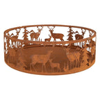 Decoratie schaal Dieren Bruin Metaal