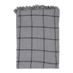 Plaid 125x150 cm Grijs Katoen Streek Deken
