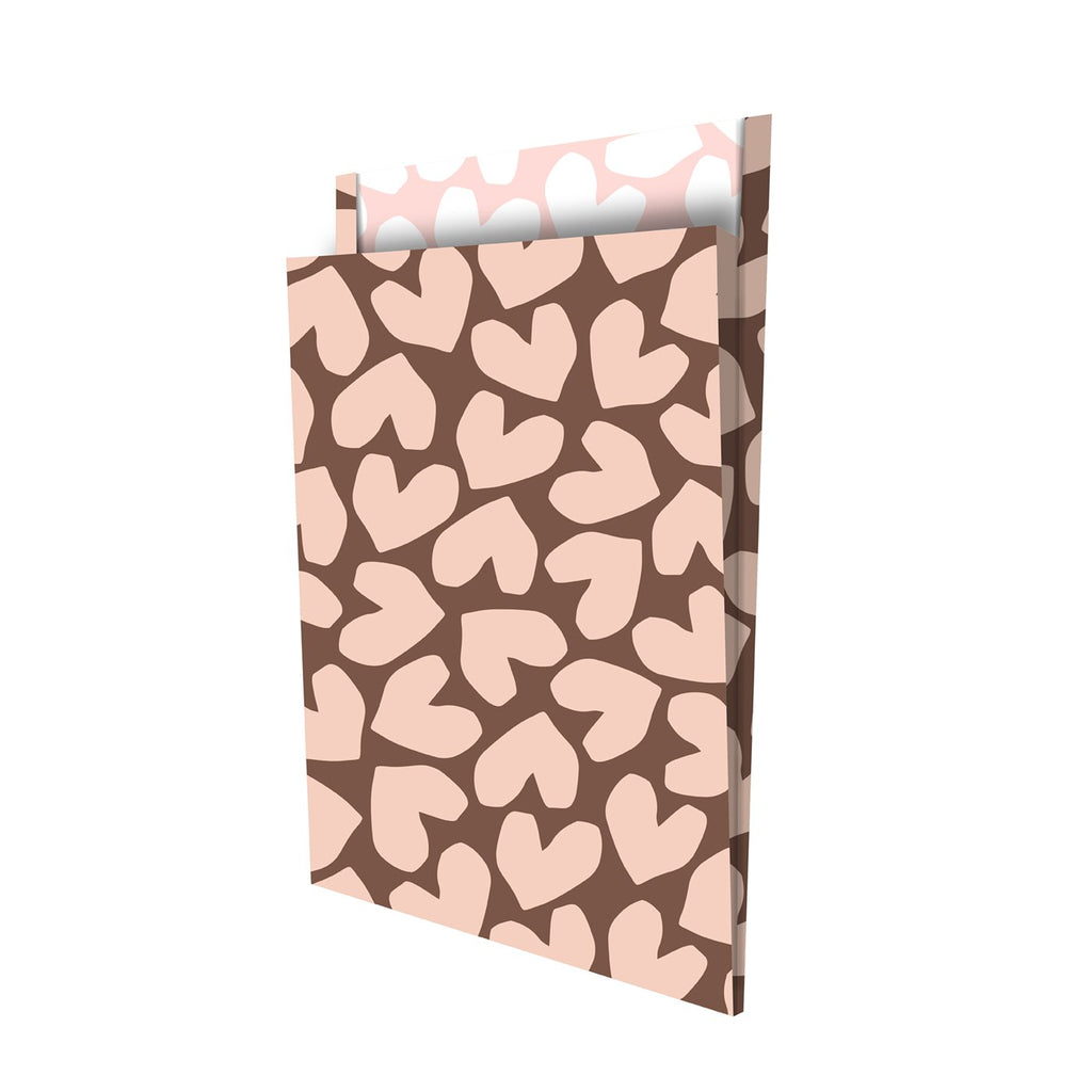 XL Solo Hearts '26 - Tijdschriftenzakken – 25×34+4cm 100st
