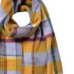 Wintersjaal Dames 50x200 cm Geel Synthetisch