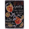 Aperol Spritz Retro Wandbord 30x20