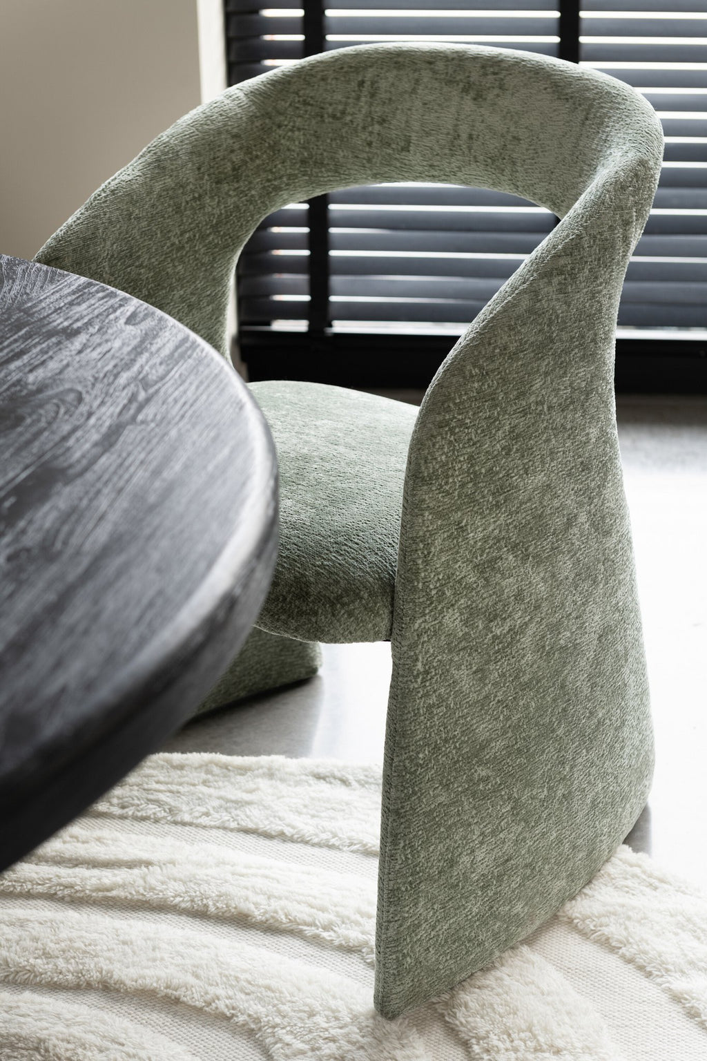 J-Line stoel Anise - textiel - muntgroen