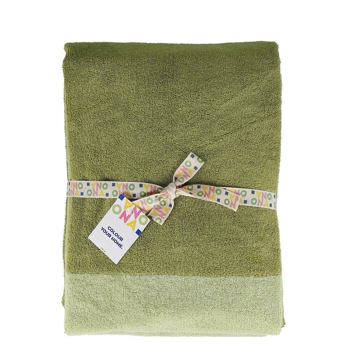 Badhanddoek 70x140cm pistachegroen Pixie - Set van 2