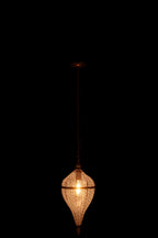 J-Line hanglamp Druppel - metaal - goud - small