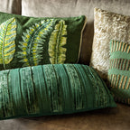 Fernando | Kussen | 40x60 cm bieslook | Groen | Hoii | Met luxe binnenkussen