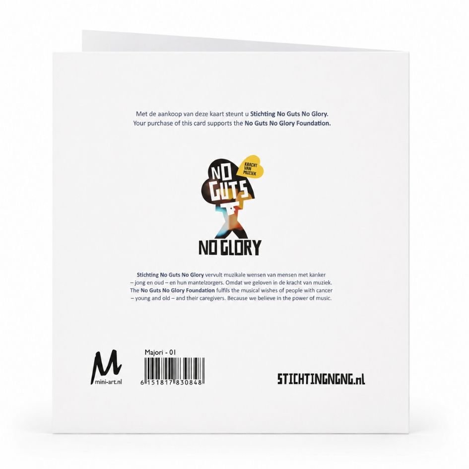 Wenskaart - "Verjaardagstaart" - 8 Stuks