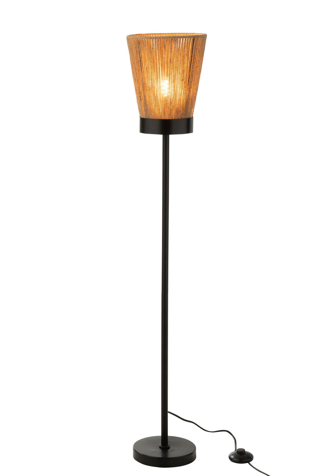 J-Line staanlamp Luna - jute - beige - large