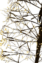 J-Line decoratie Boom - warm witte - ijzer - zwart - L - LED