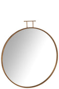 J-Line spiegel Anto - mdf - goud - groot - Ø 85 cm