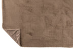 J-Line deken - polyester - taupe