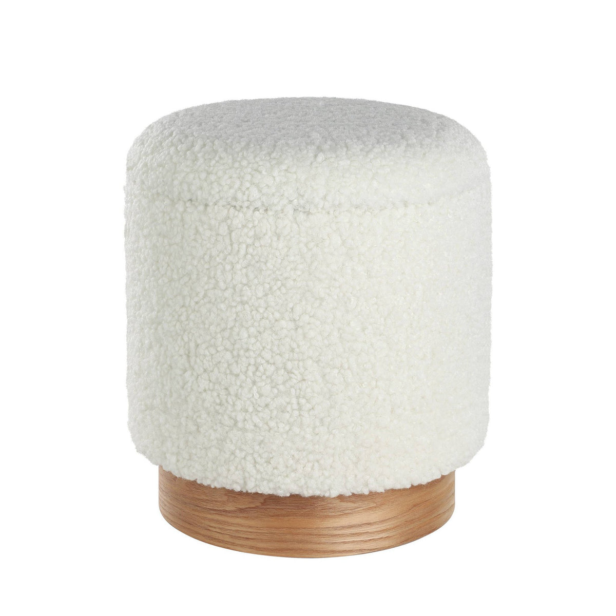 Hocker Mashike Wit 37x42cm