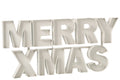J-Line Xmas bord - ijzer - wit