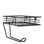 WC Rol Houder 20x12x12 cm Zwart IJzer Toiletrolhouder