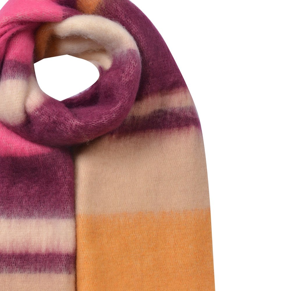 Wintersjaal Dames 37x210 cm Geel Synthetisch