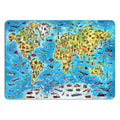 Eco Wood Art (EWA) Houten Legpuzzel World Map in kleur, 3038, 55x39x0,5cm