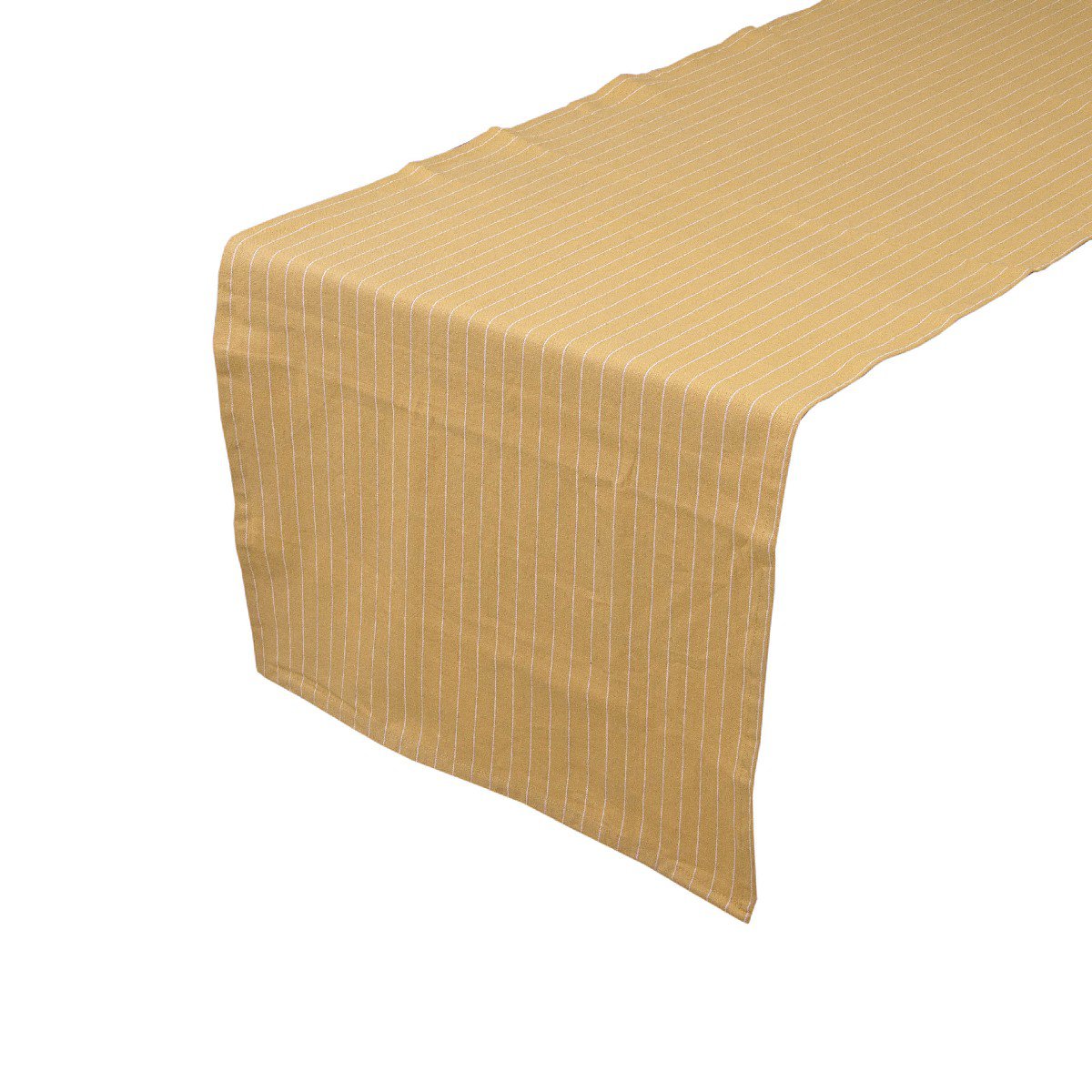 Pinstripe Tafelloper c. geel 50x140cm