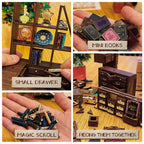 Cutebee, DIY Booknook, The Magic Pharmacist, SZ05B, 18x11x23cm
