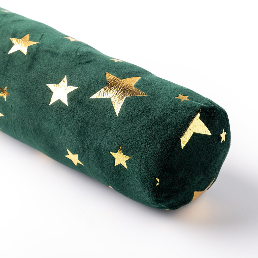 Textino Stars - Tochtstopper 90x10 cm - Sterren - Bergzicht - Groen