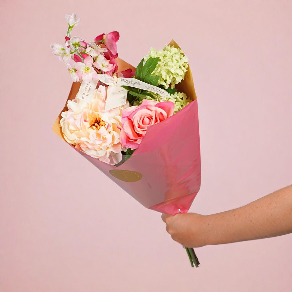 Classic Artificial Bouquet - Pink Elegance