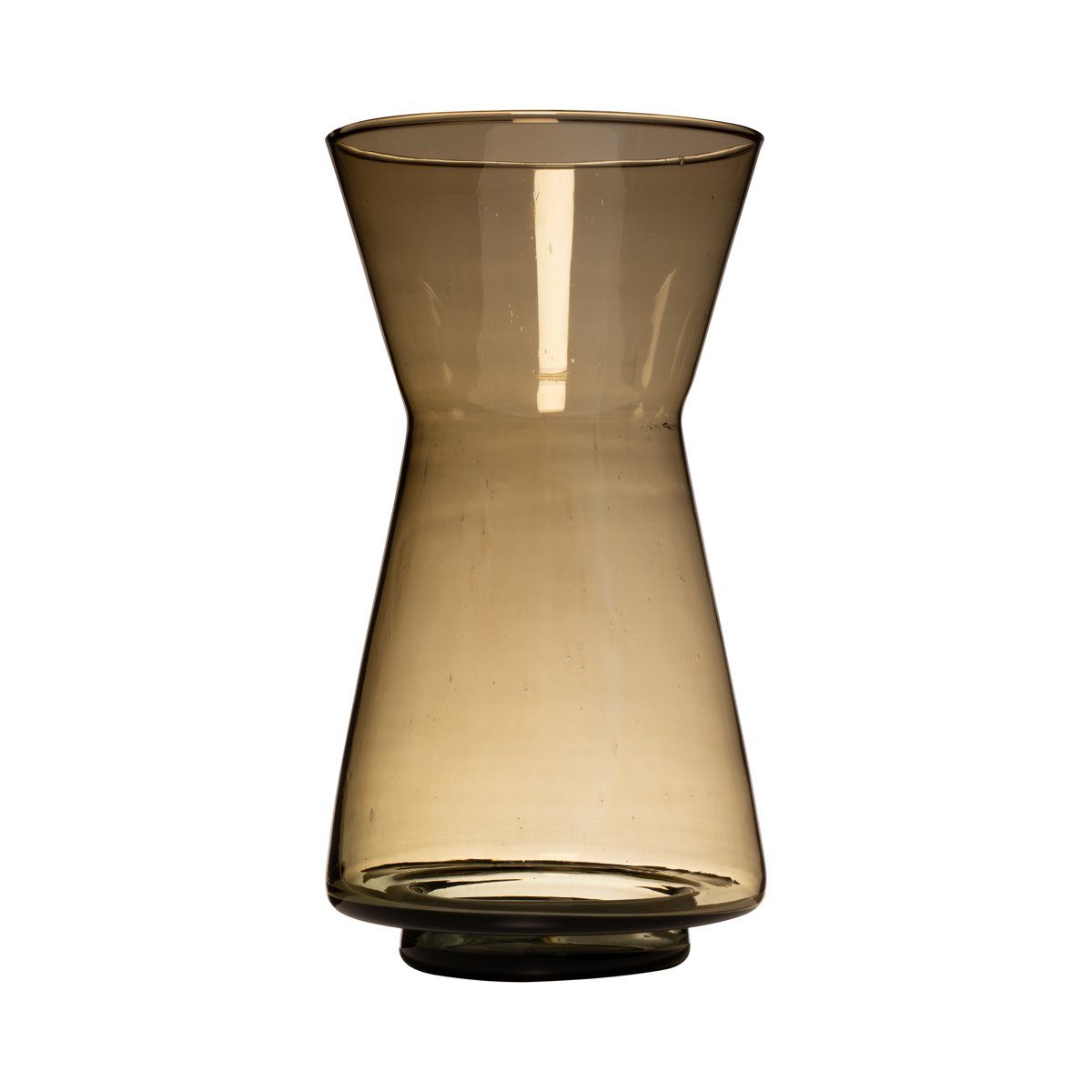 Rianne mondgeblazen Recycled Vaas amber h30 d17,5