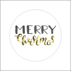 Merry Christmas - Wens etiket - 500 stuks