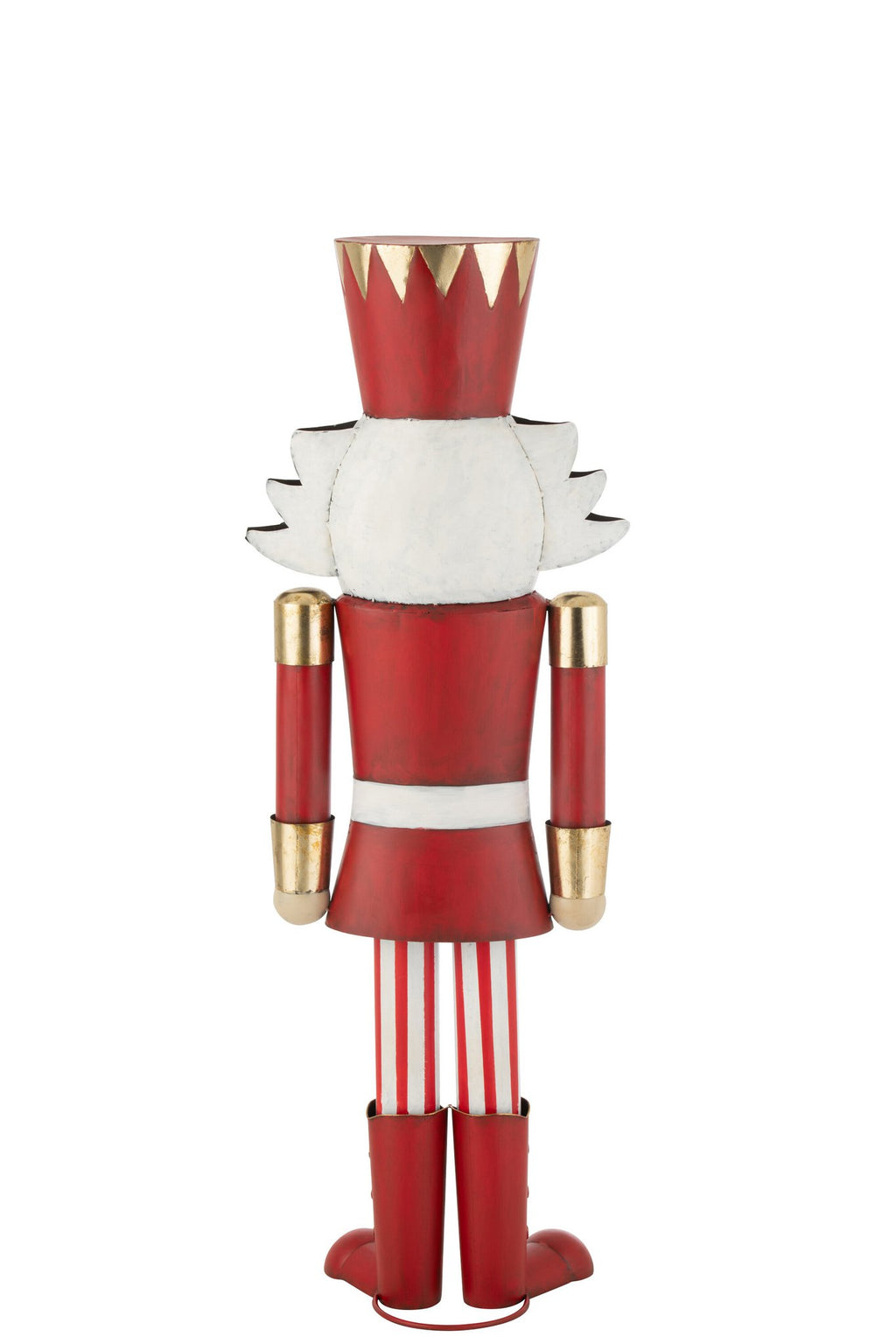 J-Line figuur Notenkraker - ijzer - rood/goud - large