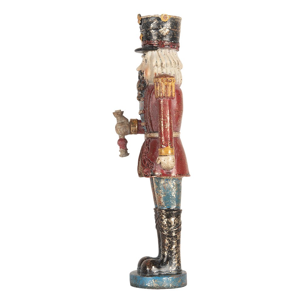 Beeld Notenkraker 7x6x21 cm Rood Kunststof