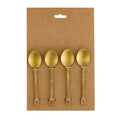 Onda lepel goud 4 stuks l11,5xb2,5