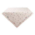 Tafelkleed 130x180 cm Beige Blauw Katoen Kip en Haan Tafellaken