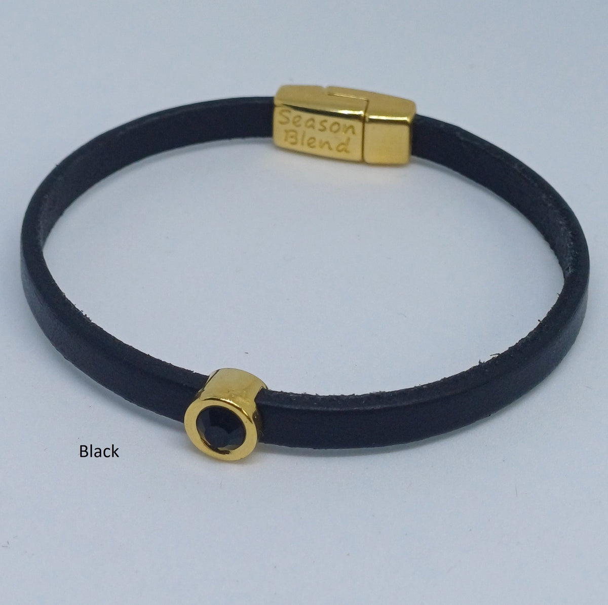 Shorty leren armband 24K verguld