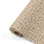 Typo Graphic - Rollen cadeaupapier - 10 stuks