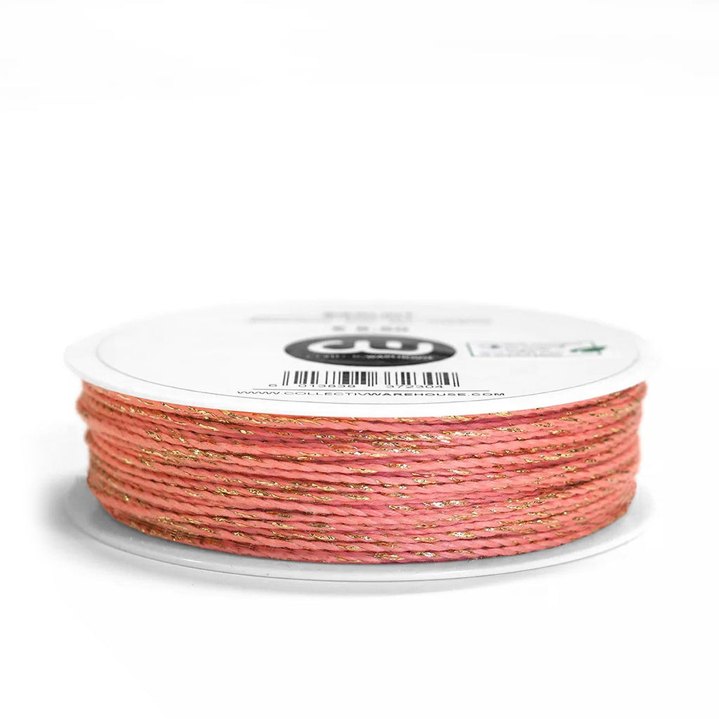 Bakkerstouw met gouddraad - 2mm