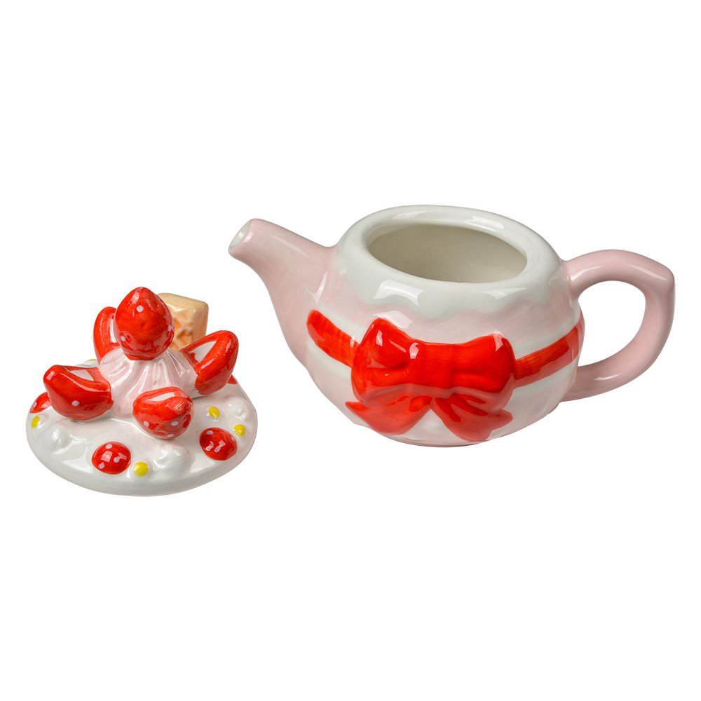 Theepot 325 ml Roze Keramiek
