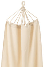 J-Line Hangmat Effen Katoen/Polyester Licht Beige
