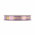 Satijn lint – Merry Christmas – Lila - 15mm x 20m