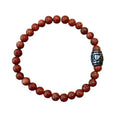 Dames armband Goudvloed 6 mm met basic kraal