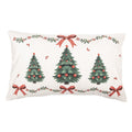 Sierkussen Beige Synthetisch Kerstboom Kussenhoes met Kussenvulling