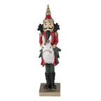 Beeld Notenkraker 25 cm Rood Groen Kunststof Kerstdecoratie