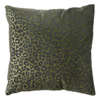 Dutch Decor Suri - Kussen 45x45 cm - Dierenprint - Bieslook - Groen