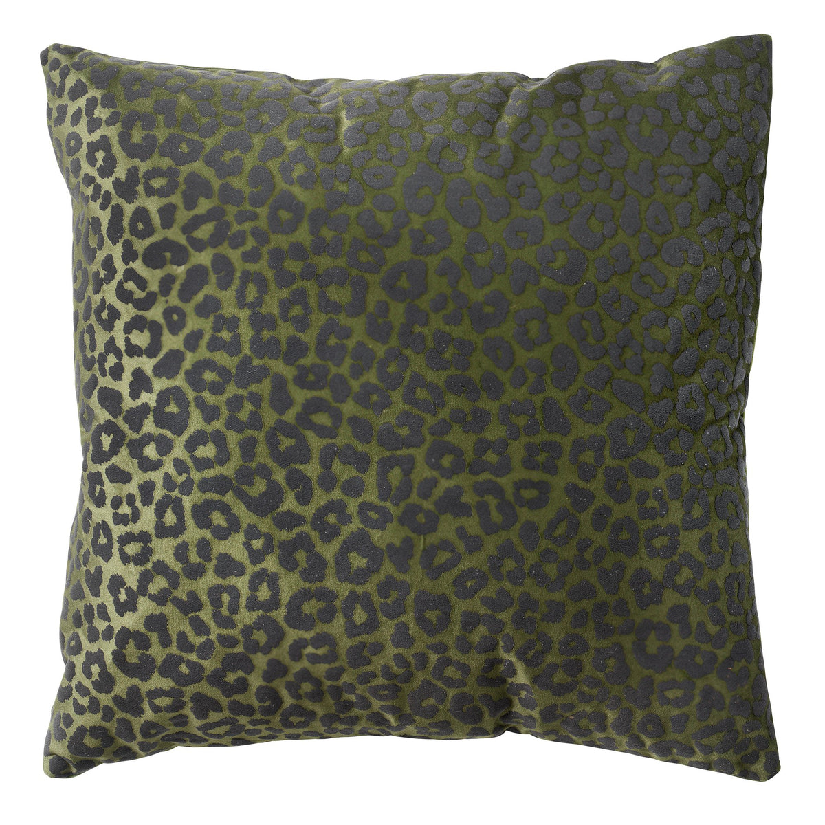 Dutch Decor Suri - Kussen 45x45 cm - Dierenprint - Bieslook - Groen