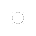 Etiket - mat wit - rond 15mm - rol van 1000 stuks