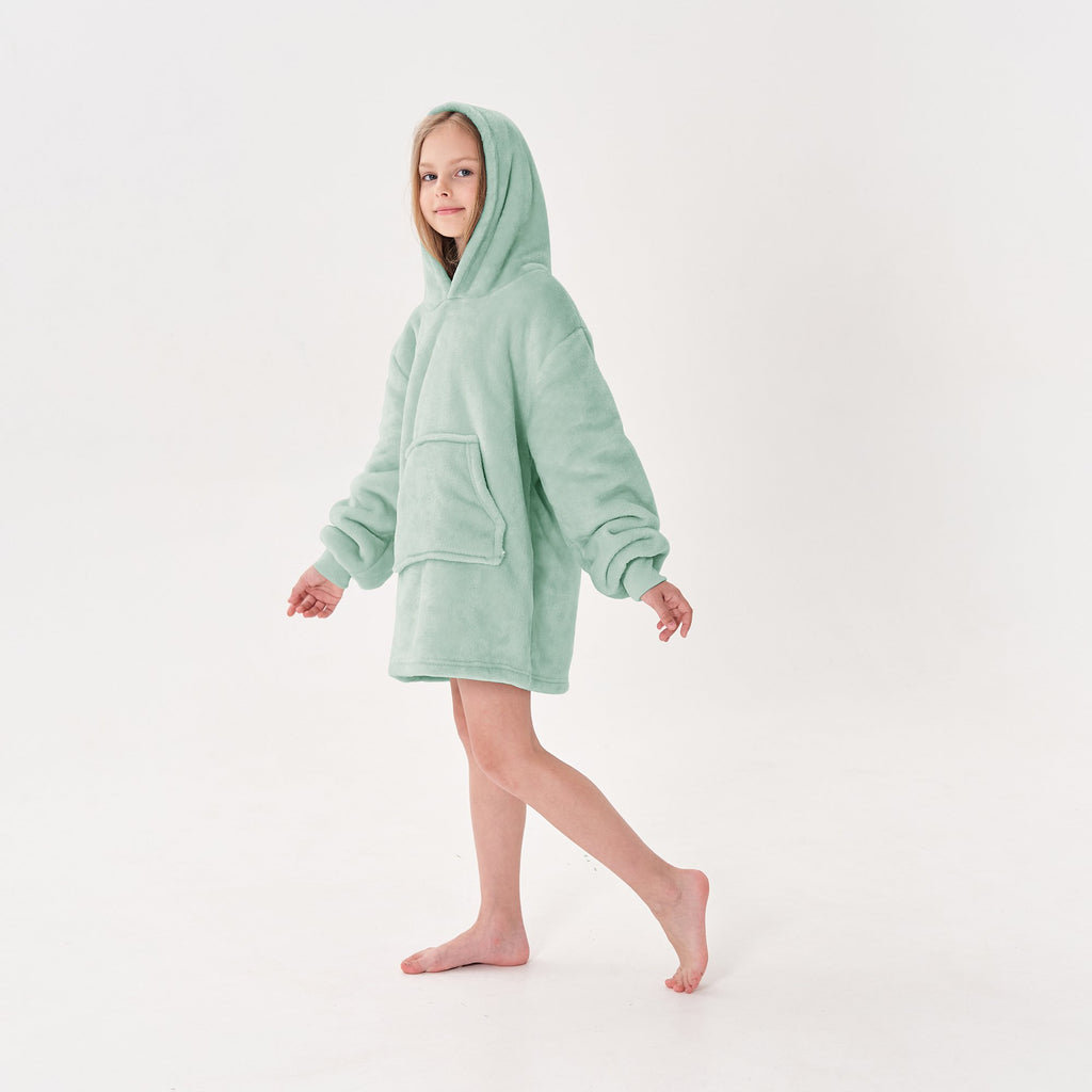 Textino Junior - Oversized hoodie 50x70 cm - Kinderen - Jadeiet - Groen