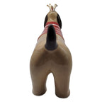Decoratie Beeld Hond 24x6x13 cm Bruin Keramiek
