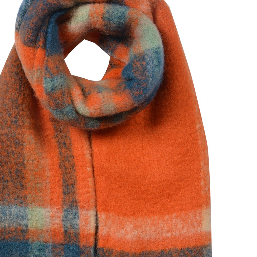 Wintersjaal Dames 35x212 cm Oranje Synthetisch