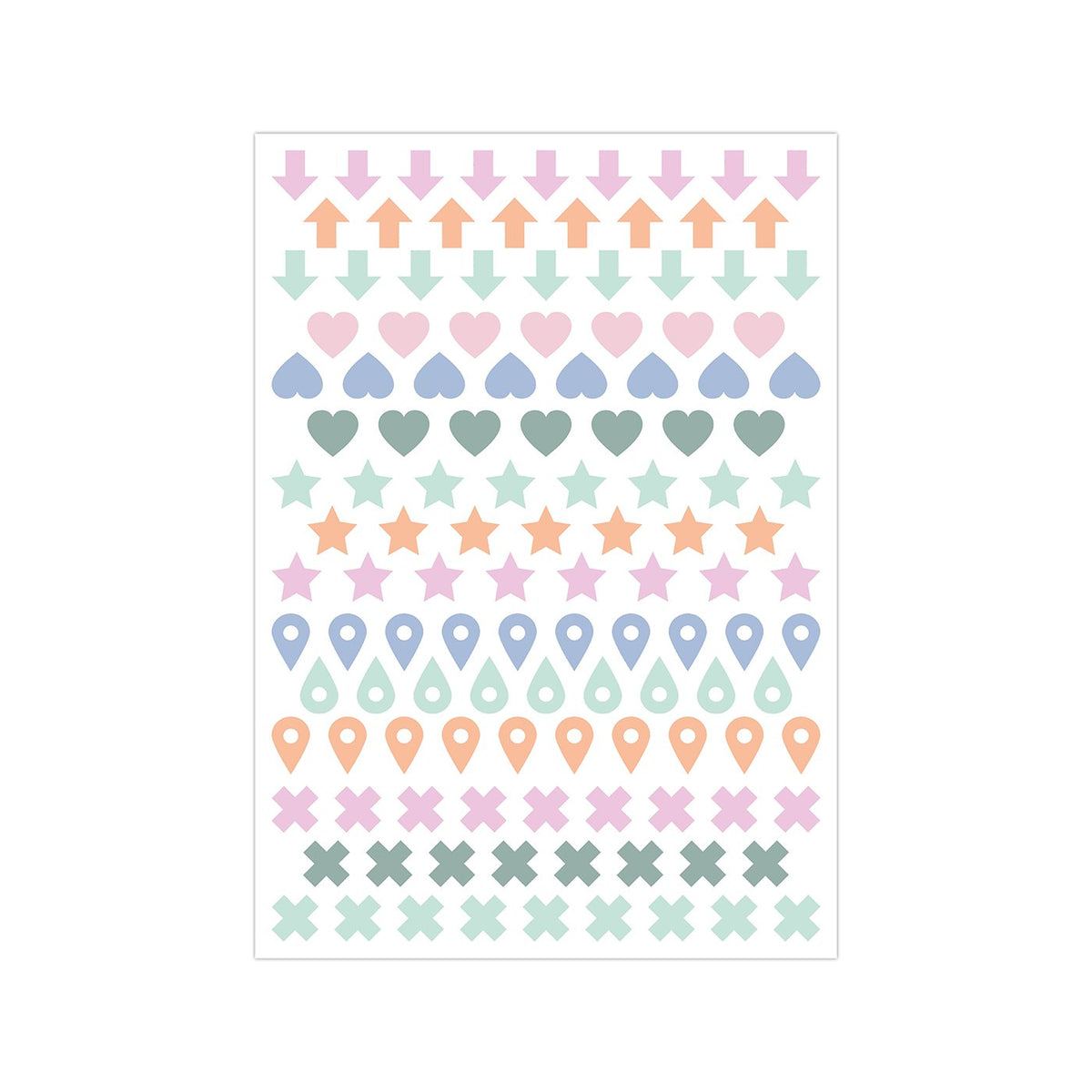 Stick it Stickerbook green, per 6 stuks