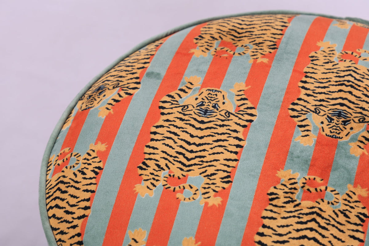 Zitkruk met safariprint - Veelkleurig -