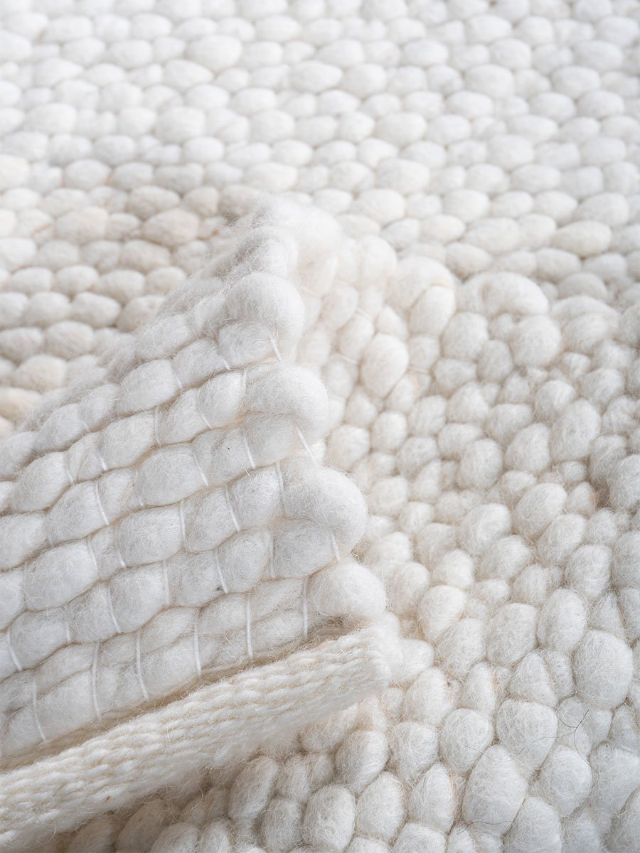 Vloerkleed Stone White 200 x 280 cm