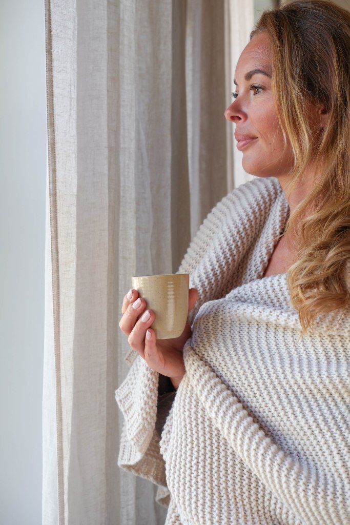 Leeff Plaid Pascal sand - For those cosy moments