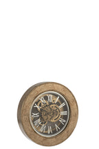 J-Line klok Binnenwerk - hout - goud - Ø 50 cm