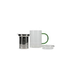 Theemok 43cl met filter en deksel groen Liv